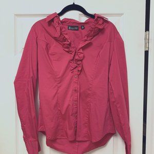 COPY - Long Sleeve cuffed Career Blouse